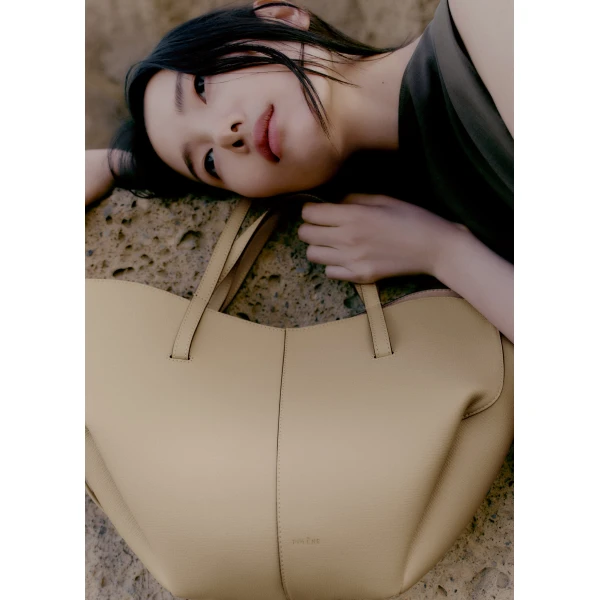 Polène Cyme Mini in Sand Cyme Mini in Sand - Mini Bags - Parisian Luxury Leather Bag at Luxury Shoes 