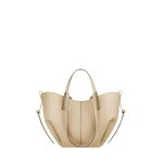 Polène Cyme Mini in Sand Cyme Mini in Sand - Mini Bags - Parisian Luxury Leather Bag at Luxury Shoes 