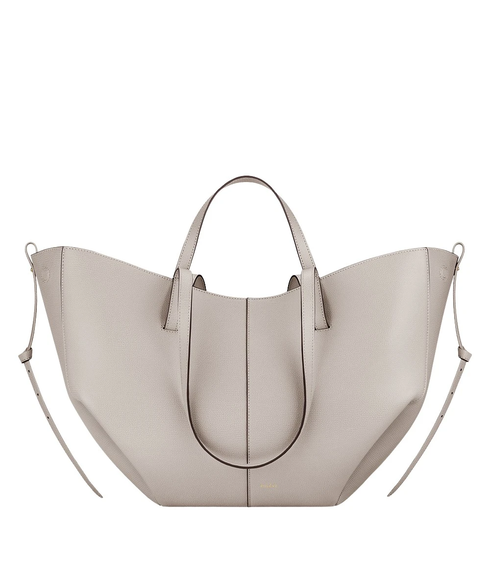 Beige-Cyme-in-Mist-collection-coveti65482_nobg Polène Cyme in Mist Cyme in Mist - Totes & Top-Handle Bags - Parisian Luxury Leather Bag at Luxury Shoes