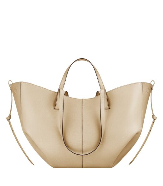 Polène Cyme in Sand Cyme in Sand - Totes & Top-Handle Bags - Parisian Luxury Leather Bag at Luxury Shoes 