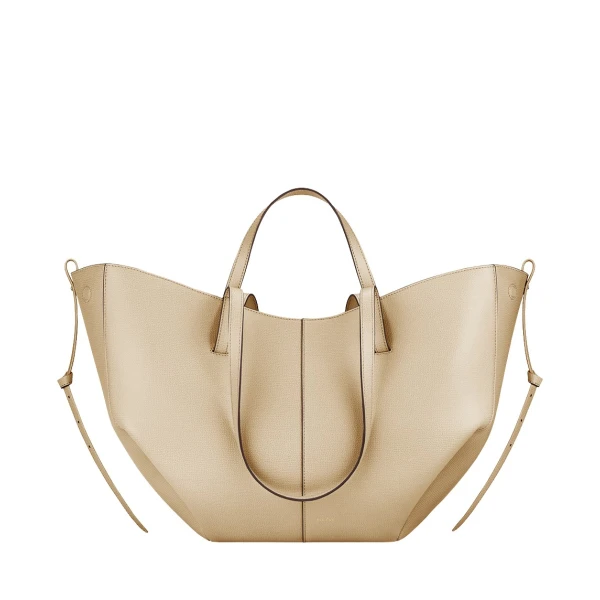 Polène Cyme in Sand Cyme in Sand - Totes & Top-Handle Bags - Parisian Luxury Leather Bag at Luxury Shoes 