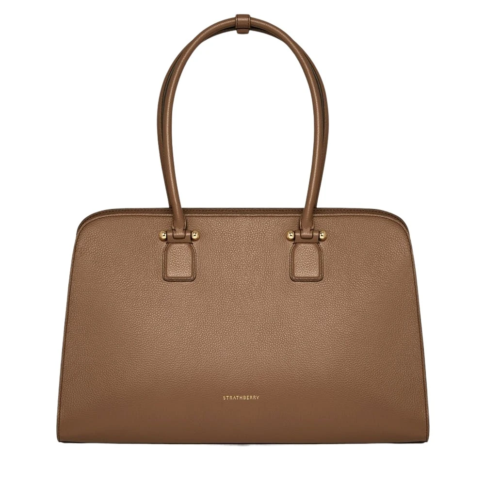 Beige-Georgia-Maxi-in-Clay60377_nobg Strathberry Georgia Maxi tote bag