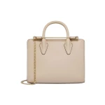 Beige-Mini-Tote-in-Oat34586_nobg Strathberry Mini Tote bag