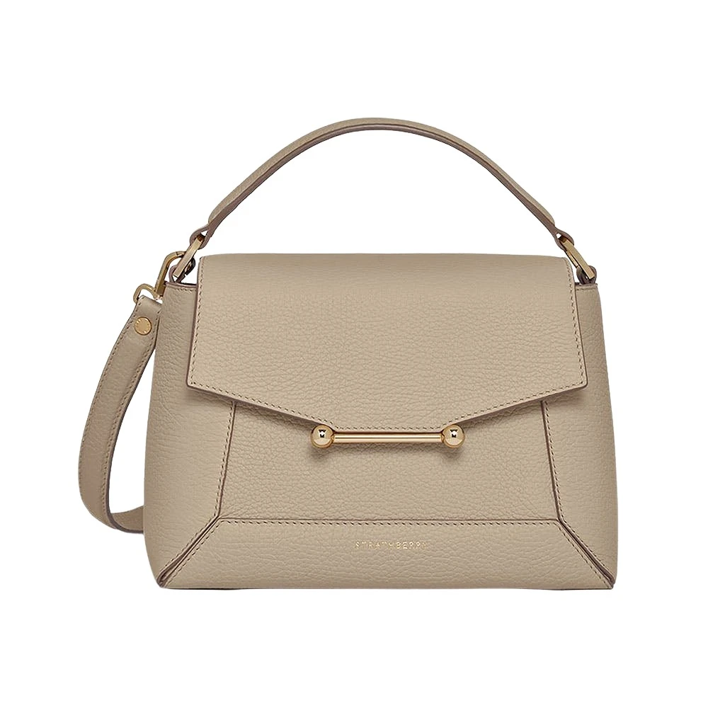 Beige-Mosaic-Bag-in-Sand71417_nobg Strathberry Mosaic Bag tote