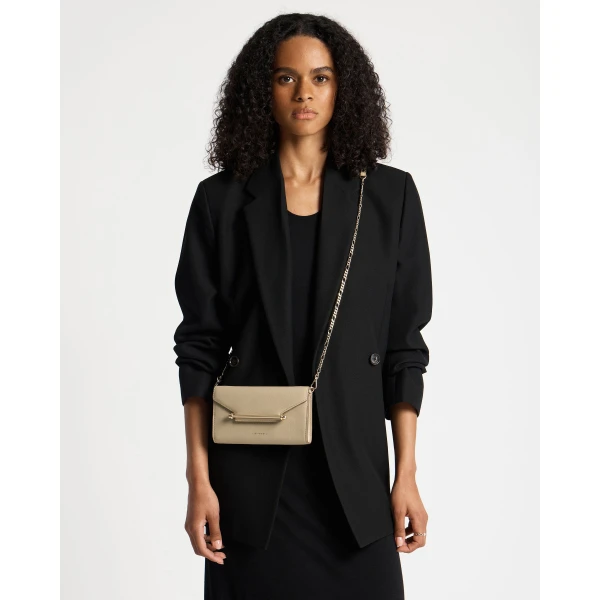 Strathberry Multrees Chain Wallet clutch bag