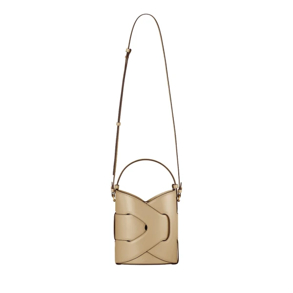 Polène Nodde Seau in Sand Nodde Seau in Sand - Bucket Bags - Parisian Luxury Leather Bag at Luxury Shoes 