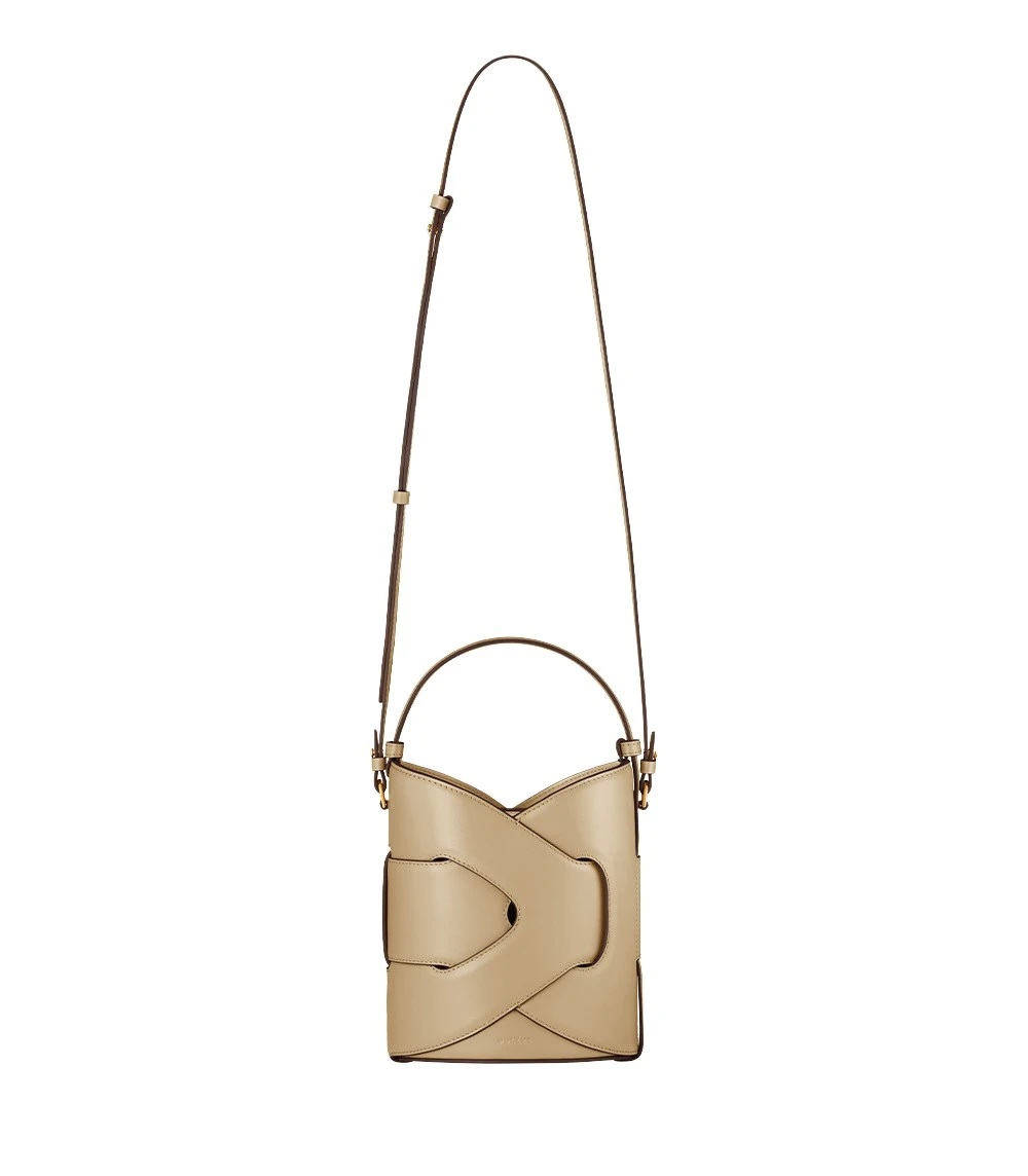 Beige-Nodde-Seau-in-Sand-collection-coveti55681_nobg Polène Nodde Seau in Sand Nodde Seau in Sand - Bucket Bags - Parisian Luxury Leather Bag at Luxury Shoes