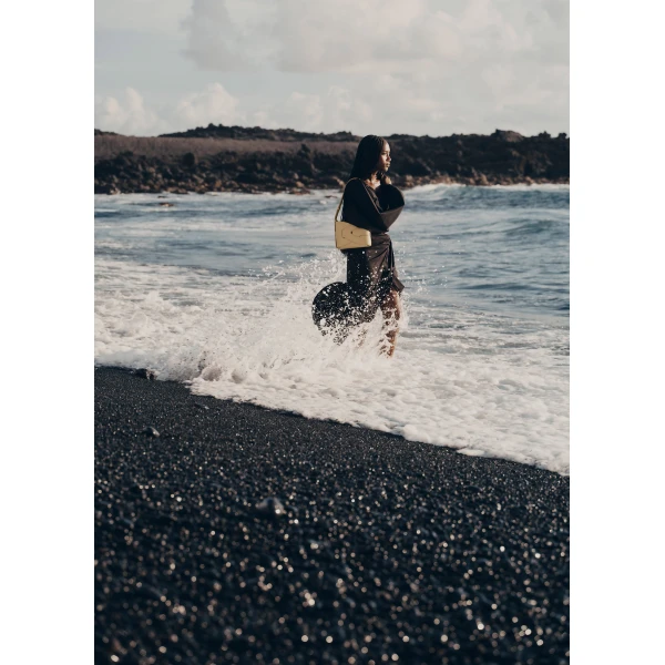 Polène Nodde in Oat Nodde in Oat - Shoulder & Crossbody Bags - Parisian Luxury Leather Bag at Luxury Shoes 