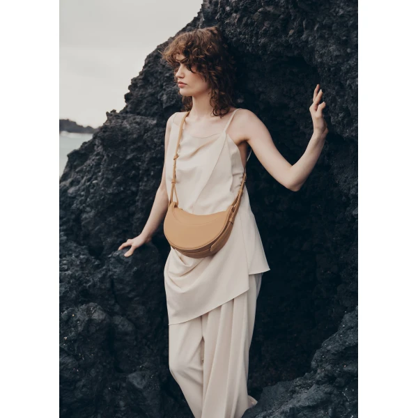 Polène Numéro Dix in Beige Numéro Dix in Beige - Shoulder & Crossbody Bags - Parisian Luxury Leather Bag at Luxury Shoes 