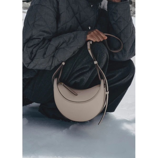 Polène Numéro Dix in Mist Numéro Dix in Mist - Shoulder & Crossbody Bags - Parisian Luxury Leather Bag at Luxury Shoes 