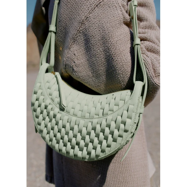 Polène Numéro Dix in Onda Fresh Almond Numéro Dix in Onda Fresh Almond - Shoulder & Crossbody Bags - Parisian Luxury Leather Bag at Luxury Shoes 