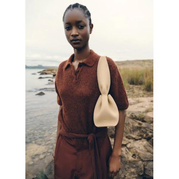 Polène Numéro Neuf East West in Sand Numéro Neuf East West in Sand - Shoulder & Crossbody Bags - Parisian Luxury Leather Bag at Luxury Shoes 