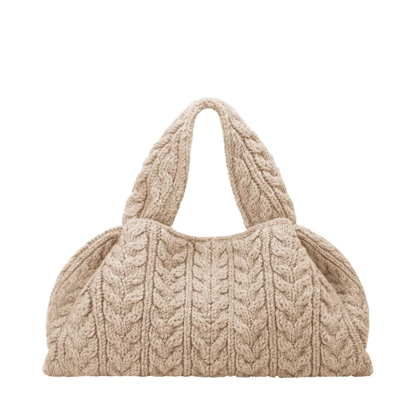 Polène Numéro Neuf Large in Ecru Numéro Neuf Large in Ecru - Shoulder & Crossbody Bags - Parisian Luxury Leather Bag at Luxury Shoes 