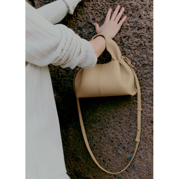 Polène Numéro Neuf Mini in Sand Numéro Neuf Mini in Sand - Mini Bags - Parisian Luxury Leather Bag at Luxury Shoes 