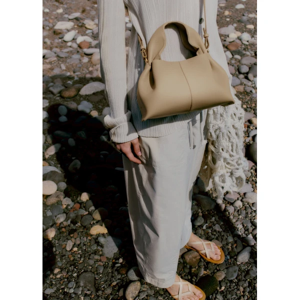 Polène Numéro Neuf Mini in Sand Numéro Neuf Mini in Sand - Mini Bags - Parisian Luxury Leather Bag at Luxury Shoes 
