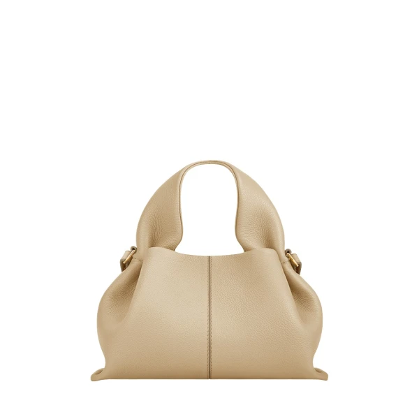 Polène Numéro Neuf Mini in Sand Numéro Neuf Mini in Sand - Mini Bags - Parisian Luxury Leather Bag at Luxury Shoes 