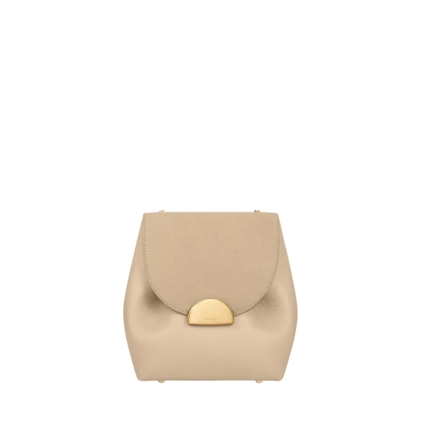 Polène Numéro Un Mini in Sand Numéro Un Mini in Sand - Mini Bags - Parisian Luxury Leather Bag at Luxury Shoes 