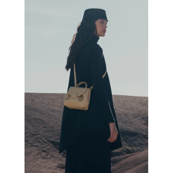 Polène Numéro Un Nano in Sand Numéro Un Nano in Sand - Mini Bags - Parisian Luxury Leather Bag at Luxury Shoes 