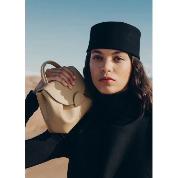 Polène Numéro Un Nano in Sand Numéro Un Nano in Sand - Mini Bags - Parisian Luxury Leather Bag at Luxury Shoes 