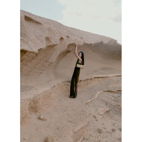 Polène Osmo in Sand Osmo in Sand - Shoulder & Crossbody Bags - Parisian Luxury Leather Bag at Luxury Shoes 