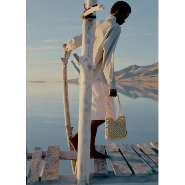 Polène Solé in Oat Solé in Oat - Shoulder & Crossbody Bags - Parisian Luxury Leather Bag at Luxury Shoes 