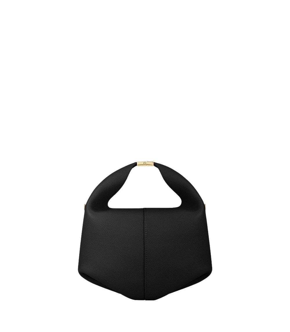 Black-Beri-in-Black-Chain-collection-coveti45528_nobg Polène Béri in Black Chain Béri in Black Chain - Shoulder & Crossbody Bags - Parisian Luxury Leather Bag at Luxury Shoes