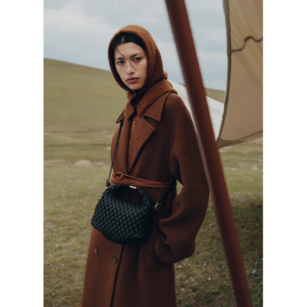 Polène Béri in Onda Black Béri in Onda Black - Shoulder & Crossbody Bags - Parisian Luxury Leather Bag at Luxury Shoes 