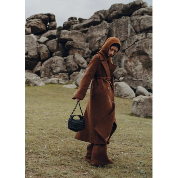Polène Béri in Onda Black Béri in Onda Black - Shoulder & Crossbody Bags - Parisian Luxury Leather Bag at Luxury Shoes 