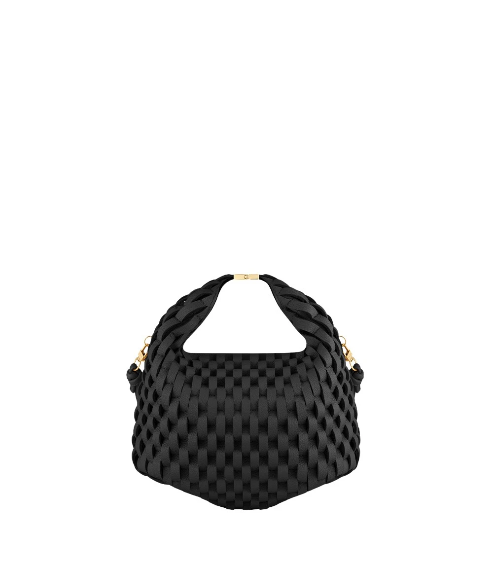 Black-Beri-in-Onda-Black-collection-coveti84142_nobg Polène Béri in Onda Black Béri in Onda Black - Shoulder & Crossbody Bags - Parisian Luxury Leather Bag at Luxury Shoes