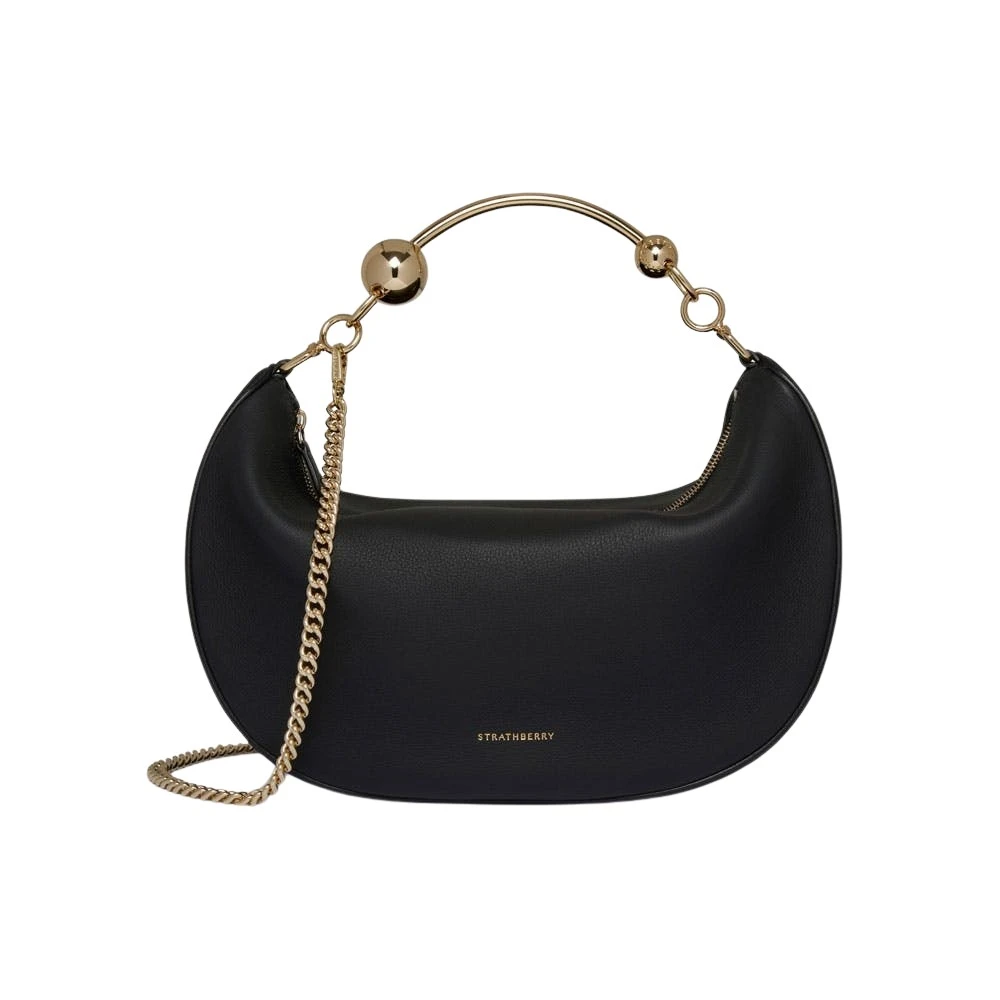 Black-Crescent-Moon-in-Black20615_nobg Strathberry Crescent Moon crossbody bag
