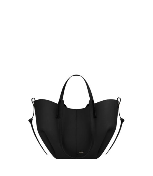 Polène Cyme Mini in Black Cyme Mini in Black - Mini Bags - Parisian Luxury Leather Bag at Luxury Shoes 