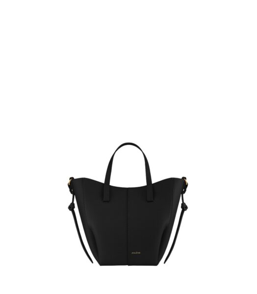 Polène Cyme Tote Nano in Black Cyme Tote Nano in Black - Mini Bags - Parisian Luxury Leather Bag at Luxury Shoes 