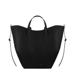 Polène Cyme Tote in Black Cyme Tote in Black - Totes & Top-Handle Bags - Parisian Luxury Leather Bag at Luxury Shoes 