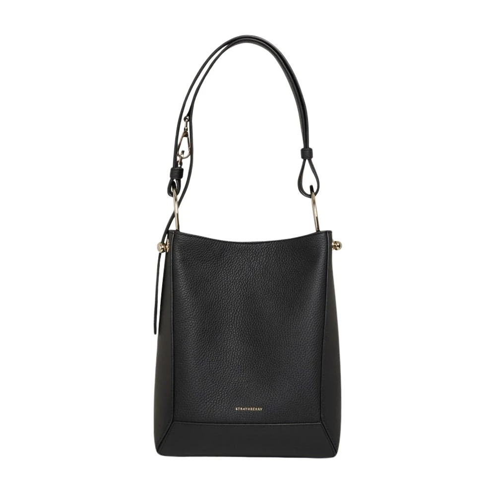 Black-Lana-Midi-Bucket-Bag-in-Black28387_nobg Strathberry Lana Midi Bucket Bag