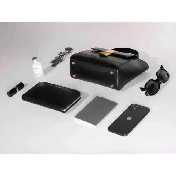 Ateliers Auguste Mini Marly in Black bag