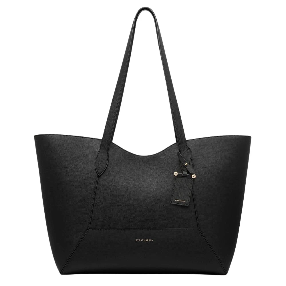 Black-Mosaic-Cabas-in-Black68775_nobg Strathberry Mosaic Cabas tote bag