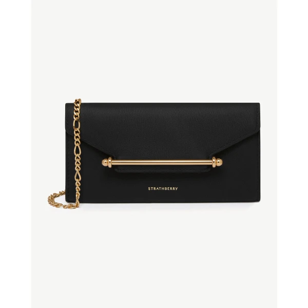 Strathberry Multrees Chain Wallet clutch bag