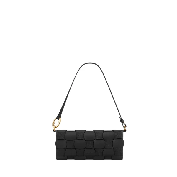 Polène Neiti in Black Neiti in Black - Shoulder & Crossbody Bags - Parisian Luxury Leather Bag at Luxury Shoes 