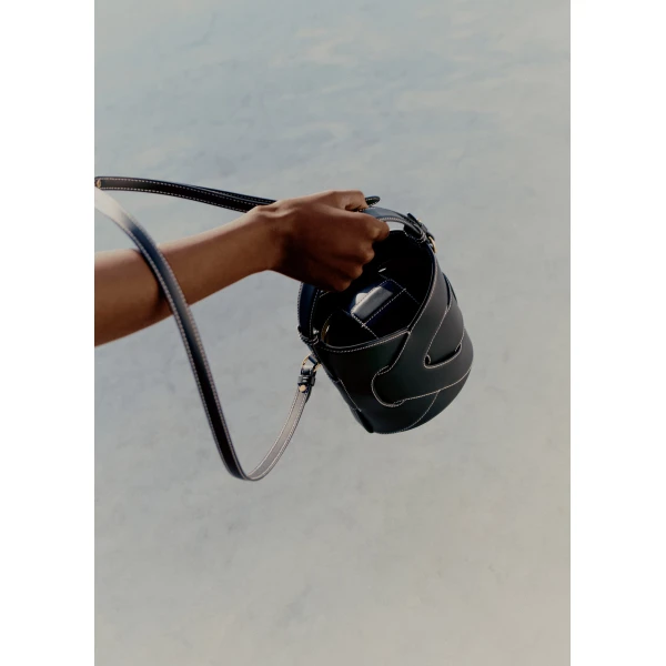 Polène Nodde Seau in Black Nodde Seau in Black - Bucket Bags - Parisian Luxury Leather Bag at Luxury Shoes 
