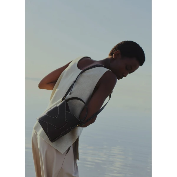 Polène Nodde Seau in Black Nodde Seau in Black - Bucket Bags - Parisian Luxury Leather Bag at Luxury Shoes 