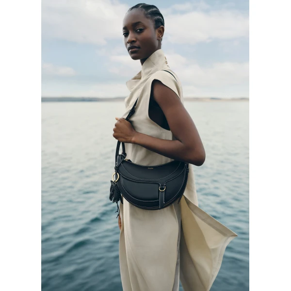 Polène Numéro Dix Galop in Black Numéro Dix Galop in Black - Shoulder & Crossbody Bags - Parisian Luxury Leather Bag at Luxury Shoes 