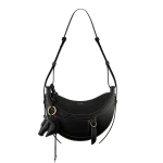 Polène Numéro Dix Galop in Black Numéro Dix Galop in Black - Shoulder & Crossbody Bags - Parisian Luxury Leather Bag at Luxury Shoes 