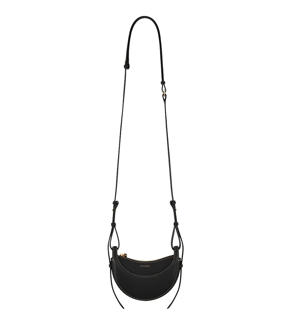 Black-Numero-Dix-Micro-in-Black-collection-coveti64488_nobg Polène Numéro Dix Micro in Black Numéro Dix Micro in Black - Mini Bags - Parisian Luxury Leather Bag at Luxury Shoes