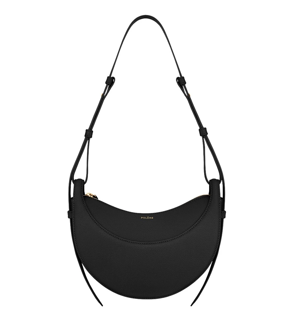 Black-Numero-Dix-in-Black-collection-coveti39182_nobg Polène Numéro Dix in Black Numéro Dix in Black - Shoulder & Crossbody Bags - Parisian Luxury Leather Bag at Luxury Shoes