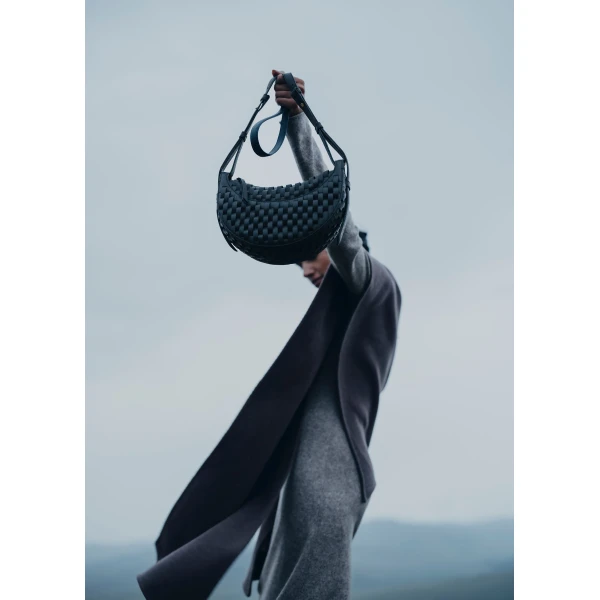 Polène Numéro Dix in Onda Black Numéro Dix in Onda Black - Shoulder & Crossbody Bags - Parisian Luxury Leather Bag at Luxury Shoes 