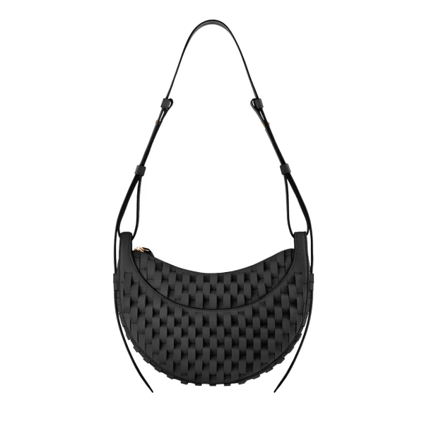 Polène Numéro Dix in Onda Black Numéro Dix in Onda Black - Shoulder & Crossbody Bags - Parisian Luxury Leather Bag at Luxury Shoes 