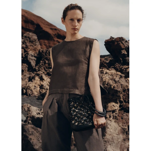 Polène Solé in Black Solé in Black - Shoulder & Crossbody Bags - Parisian Luxury Leather Bag at Luxury Shoes 