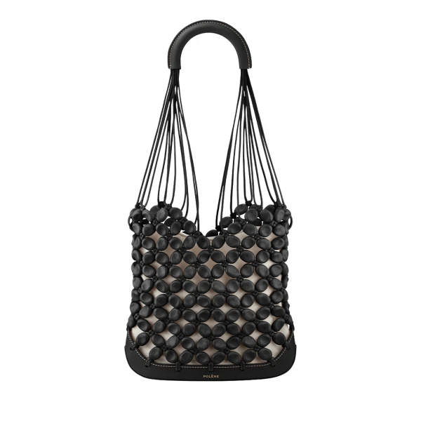 Polène Solé in Black Solé in Black - Shoulder & Crossbody Bags - Parisian Luxury Leather Bag at Luxury Shoes 