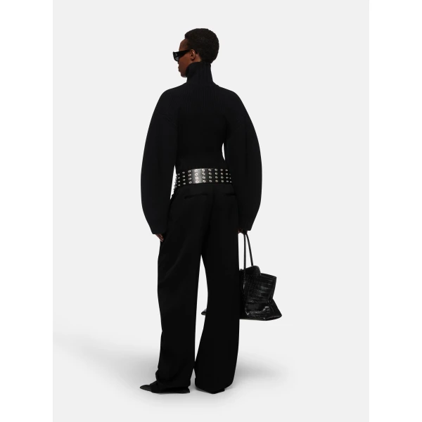 Attico black knitwear
