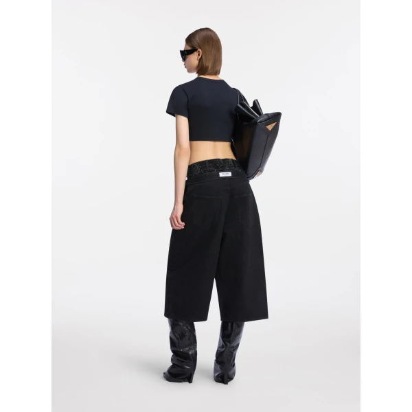 Attico black trousers